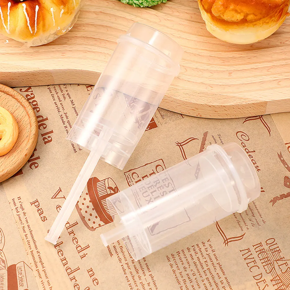 

40pcs Cake Push Pops Containers Baking Goods Round Plastic Food Carrier Shaped Easy Clean Reusable Wedding Party DIY