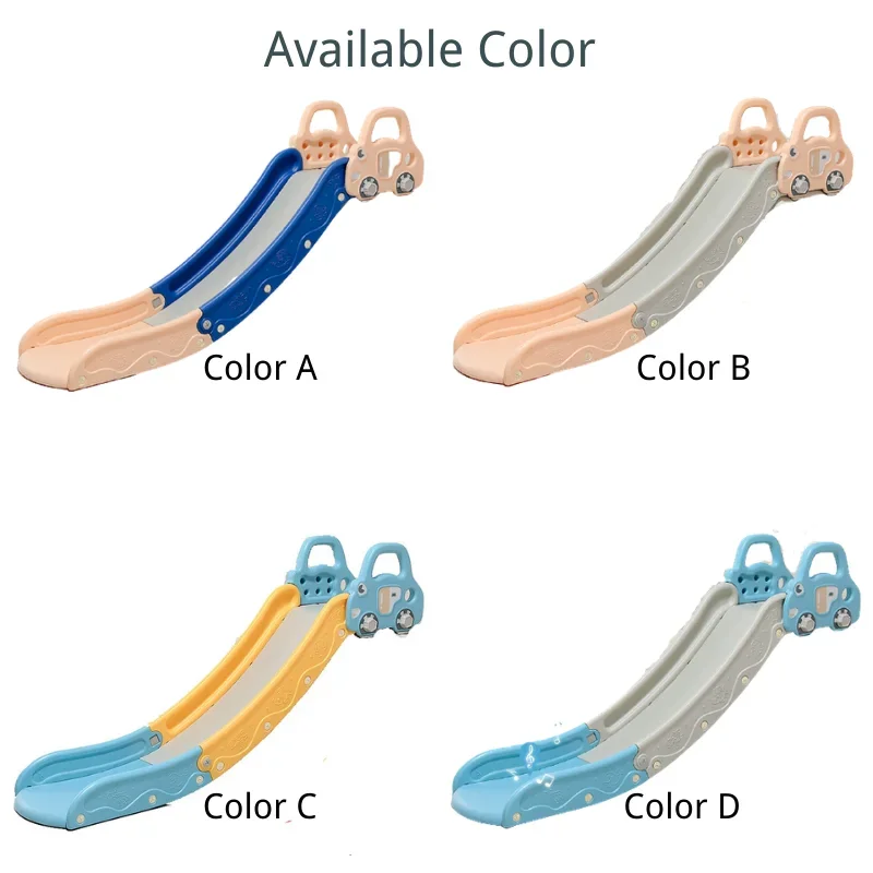 Anti-Slip Portable Board Folding Home Sliding Toy Kid Small Indoor Plastic Bed Side Sofa Slide for Child Without Stair Steppromo
