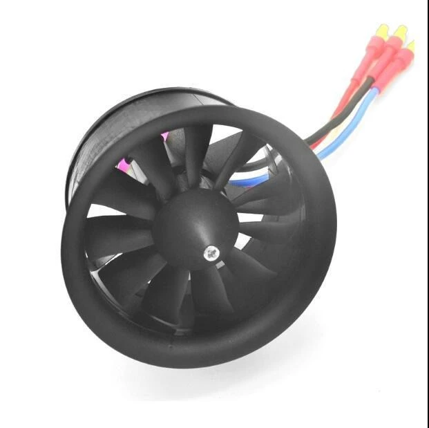 NEW   Ducted Fan EDF50mm11 Blade Propeller Remote Control Aircraft Model Start Motor