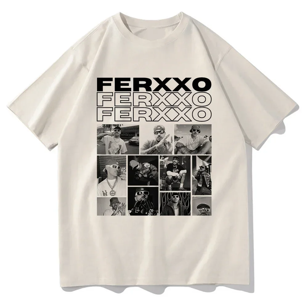 FerxxoCalipsis Tour 2024 T Shirt Hot Fashion Men Vintage Feid Ferxxo Sixdo T-Shirt Unisex High Quality Retro Cotton Tees Shirts