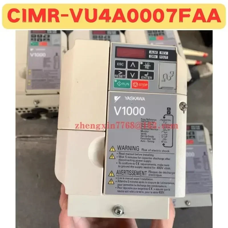 Used Frequency Converter CIMR-VU4A0007FAA CIMR VU4A0007FAA Normal Function Tested OK