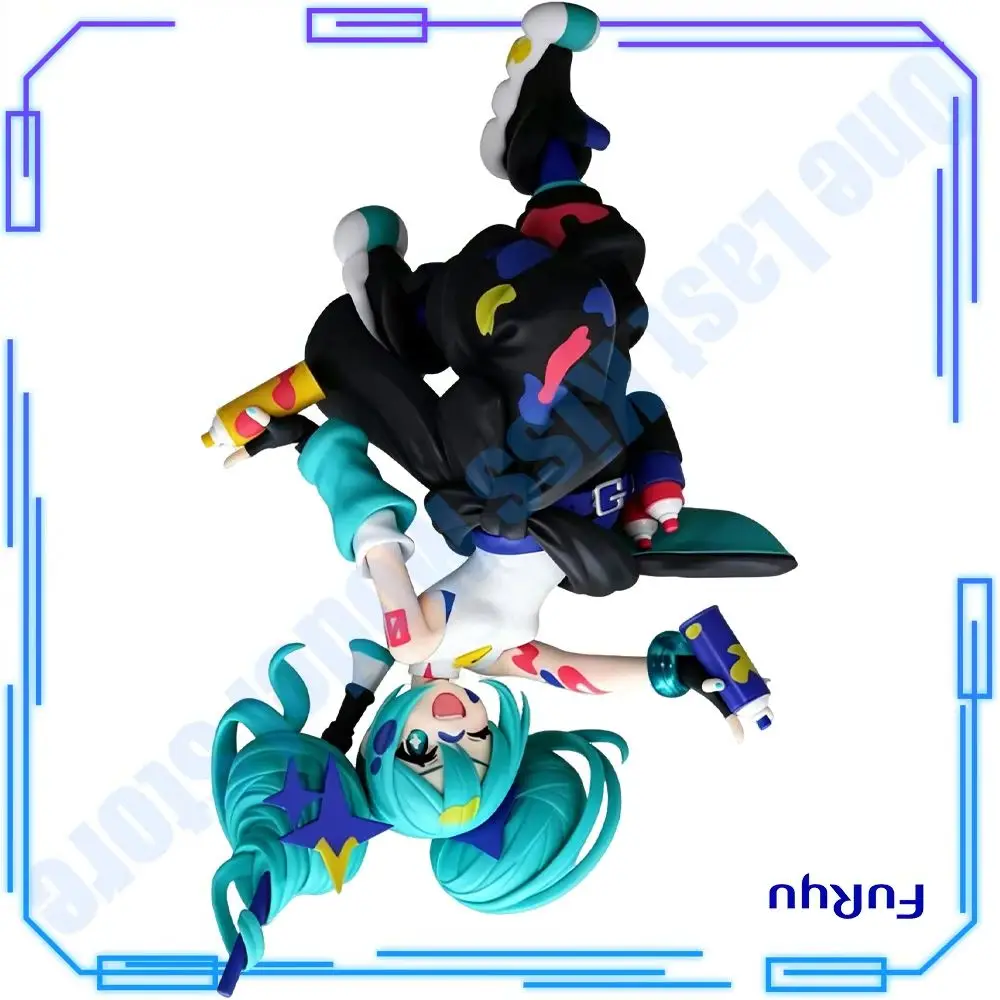 在庫あり-フリュー-オリジナル-正規品-ボーカロイド-初音ミク-マッチュート-ペイントガール-別色バージョン-19cm-モデルトイズ-トリオ-トライ-イット-フィギュア