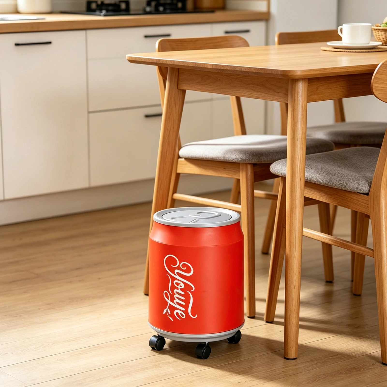 

12L Garbage Container Bin with Press Type Lid Small Plastic Trash Can Multi-Use for Bathroom Powder Bedroom Kitchen