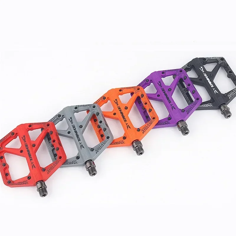 

TANKE MTB Bike Nylon Pedal Widen Non-slip DU+1 Bearing Off-road Cycling Accessories Universal BMX Platfor Bicycle Mountain Bike