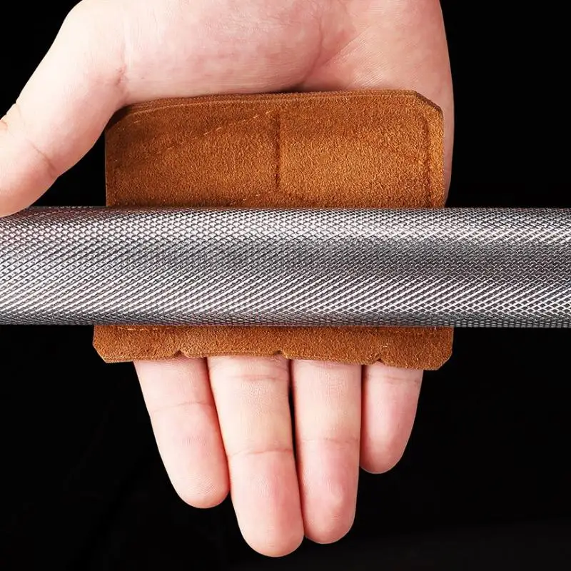 Unisex Leather Weight Lifting Gloves; For Fitness Training, Weightlifting, Gymnastics with Enhanced Palm Protection.