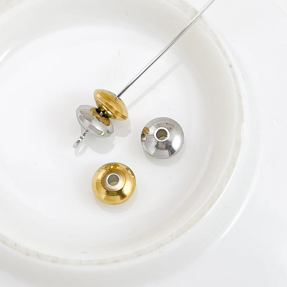 

Сердечный дизайн 8*8 мм 500 шт. ювелирные аксессуары/форма колеса/ручная работа/разделители из нержавеющей стали/бусины «сделай сам» для ожерелья # 195795