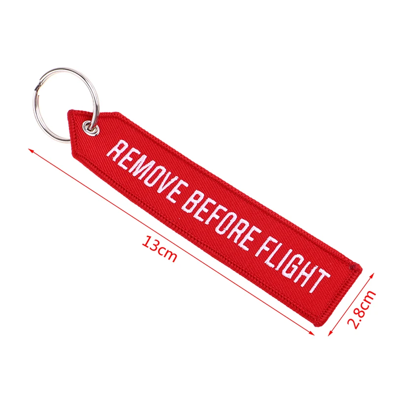 1PCS Red Remove Before Flight Lanyards Keychain Strap Friendship Christmas Gifts For Card Badge Gym Key Chain Stuff