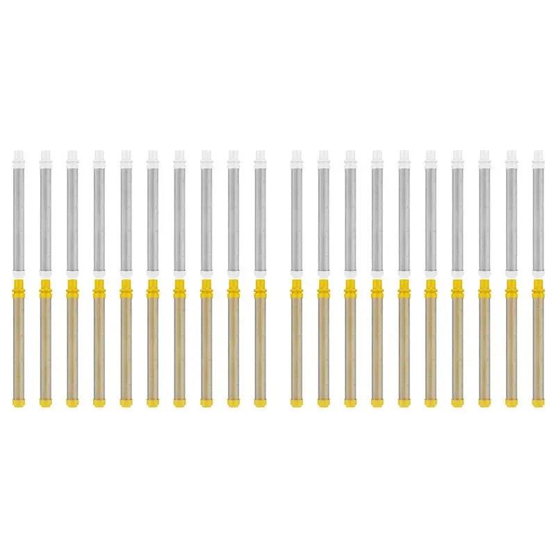 

A36T-40Pcs Безвоздушный фильтр Spraygun, набор фильтров для безвоздушного распыления, 60 и 100 сеток, универсальный безвоздушный распылительный фильтр, экран