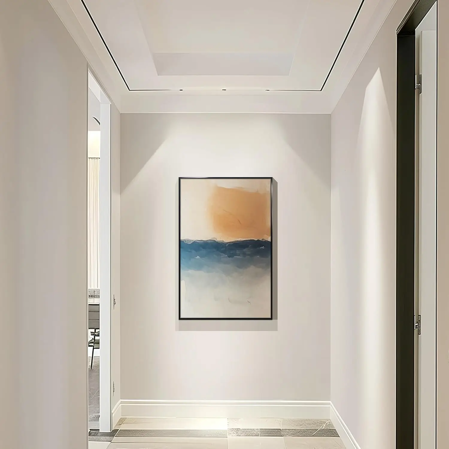 22.375 x 34 Poster Frame Set of 5, Black Picture Frames for Wall Mounting Vertically or Horizontally, Gallery Wall Frame