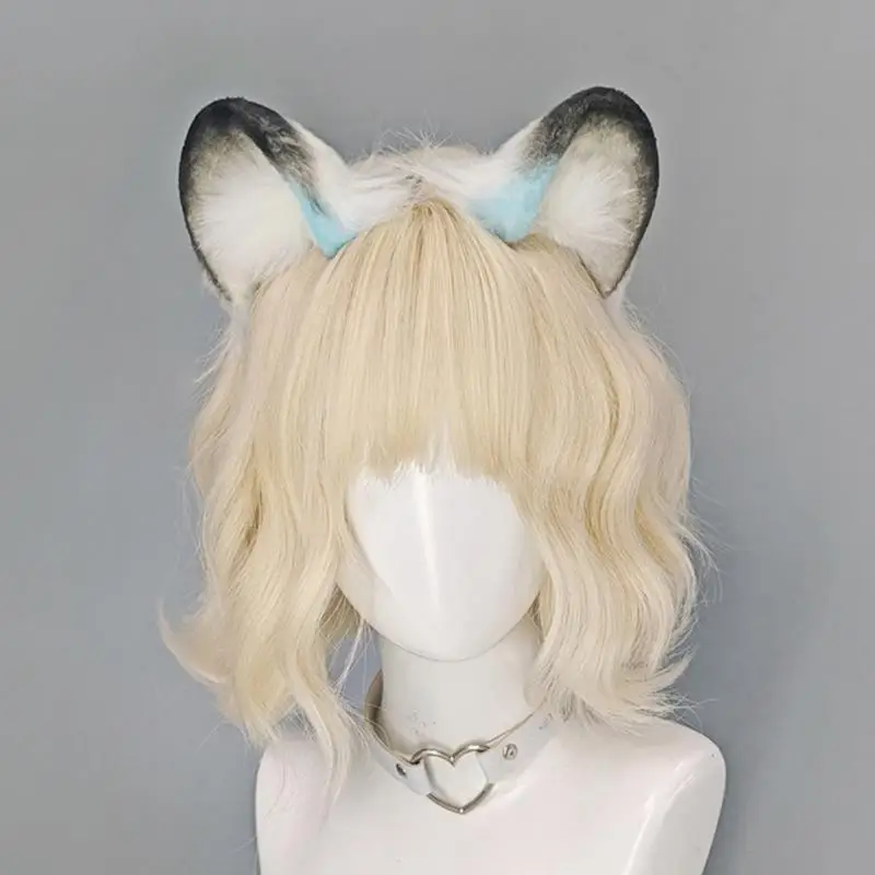 270D 1/2Pcs 표범 귀와 동물 표범 의상 머리띠 표범 꼬리 액세서리 할로윈 멋진 드레스 파티 소품