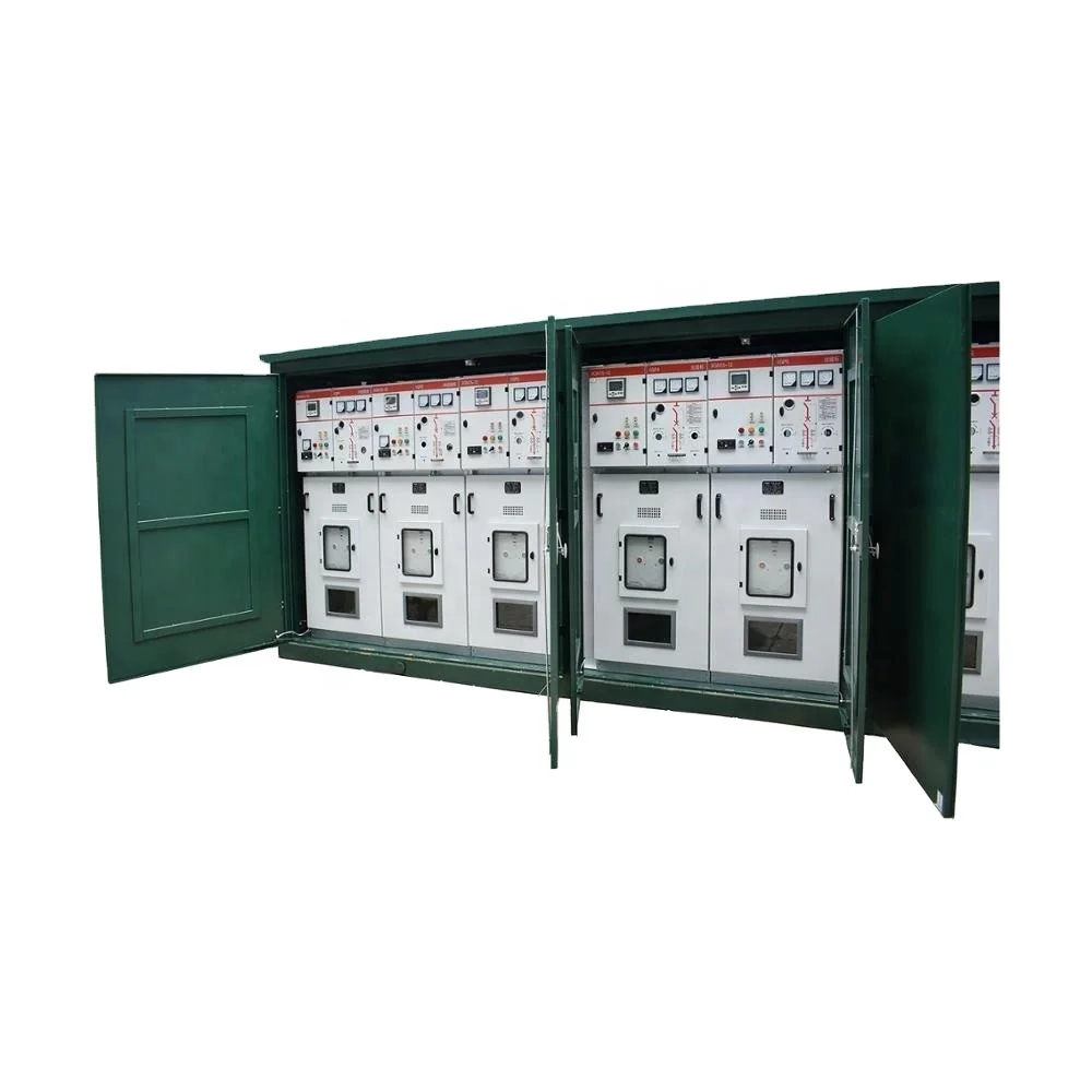 Compact 11KV 13.8KV Pad Mounted Type Three-Phase Transformer Substation Power Distribution Equipment