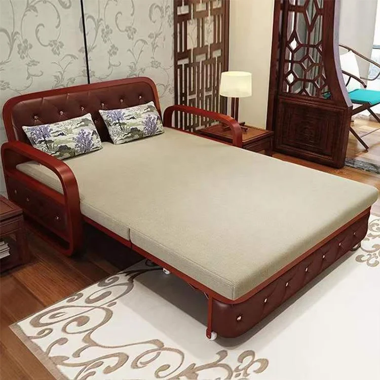 Modern sofa cum bed living room furniture smart folding sleeper sofa bed