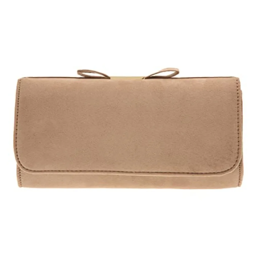 JNB Faux Microsuede Envelope Clutch