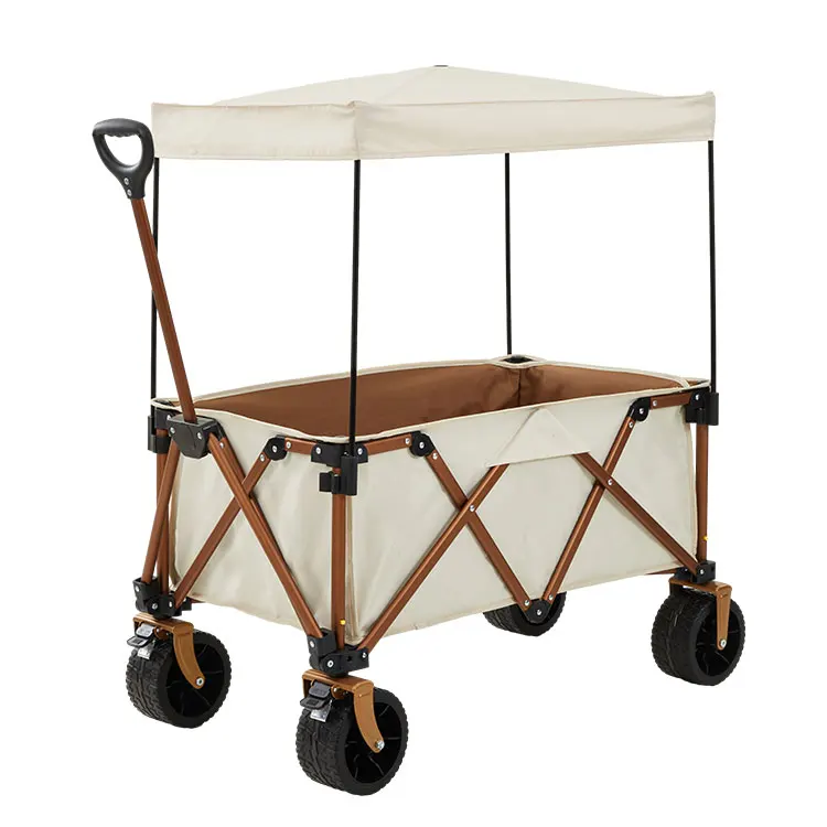 OEM Portable Garden Truck Wagon  Folding Truck Wagon With Canopy