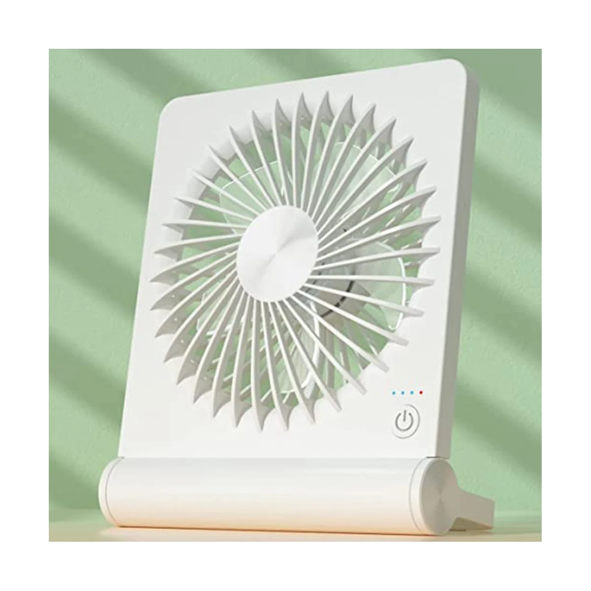 Rechargeable Powerful Ultra-Thin Small Desk Fan Cooling and Silent Fan Suitable for Bedrooms and Offices