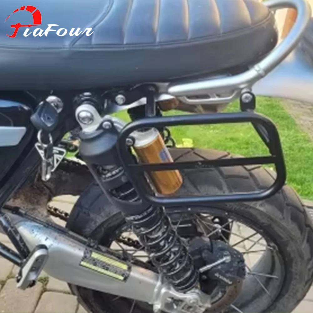 FOR Scrambler 1200 X XC XE Scrambler 1200XE Scrambler 1200XC Scrambler 1200X Saddle Bag Side Trunk Bag Holder Bracket Support