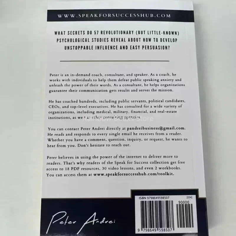 How Highly Effective People Speak By Peter Andrei How High Performers Use Psychology To Influence with Ease Book Paperback