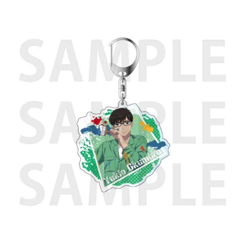 Blue Exorcist: Beyond the Snow Saga ANIME 6CM Acrylic Figure Keychain Bag Charms Backpack Pendant Friends Gifts Car Pendant