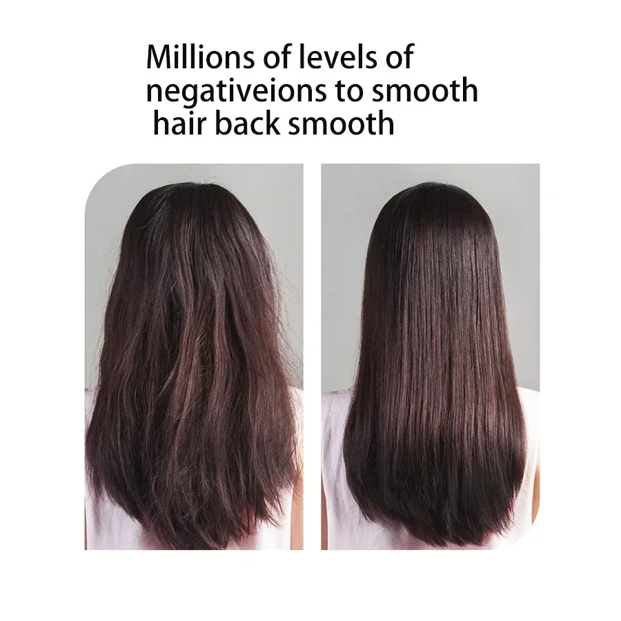 Sèche-cheveux professionnel sans feuilles, Ion négatif, séchage rapide, outils de modélisation puissants pour la maison, sèche-cheveux à grande vitesse 1600W