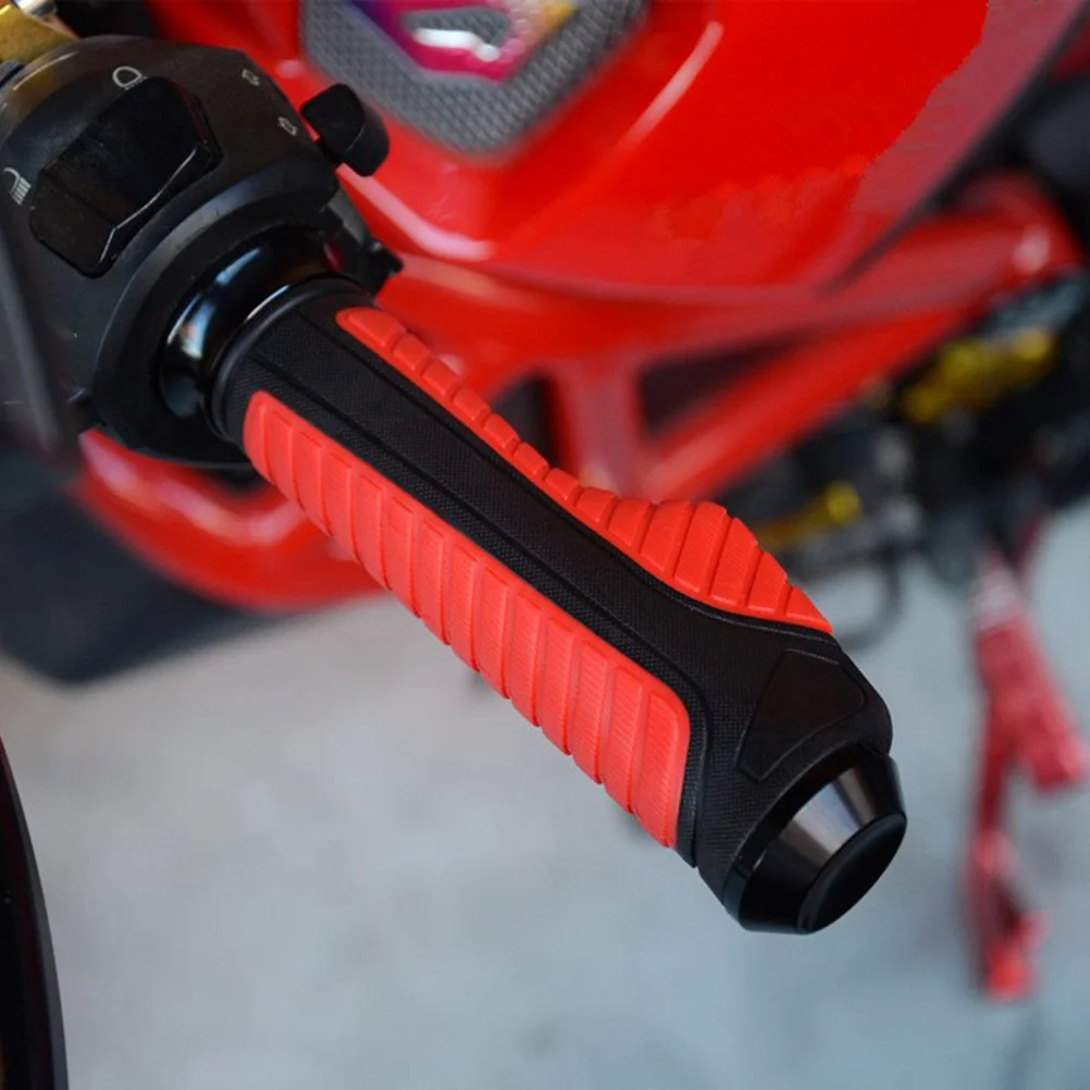 

2pcs Rubber Handle Grips For Mountain Bike Cycling Handlebar Anti-Slip Durable Grip Cover Standard Straight Handlebars Rough