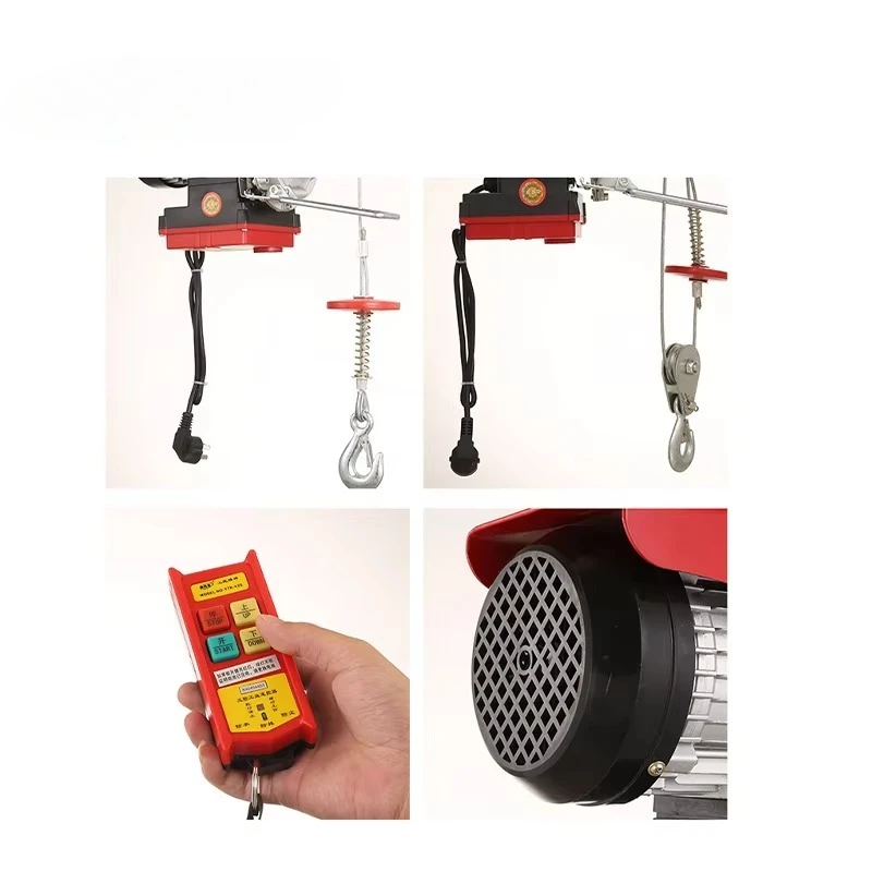 Industrial Lift Cheap Price Small 12m Mini Type Electric Hoist 200kg Wire Rope New