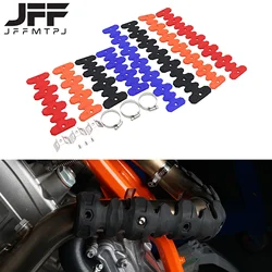 Silencieux de tuyau d'accès moto, protection de bouclier thermique pour KTM, Hodna, Yamaha, Kawasaki, Suzuki, D343, vélo universel, 22cm, 40cm