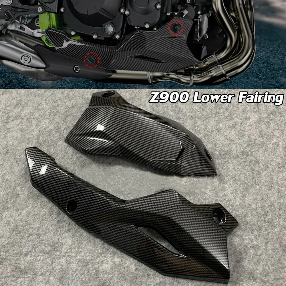 Z900 Belly Pan Motorcycle Engine Spoiler Lower Fairing Cowl Cover Protector Bellypan For Kawasaki Z 900 20-2022 2023 2024 Carbon