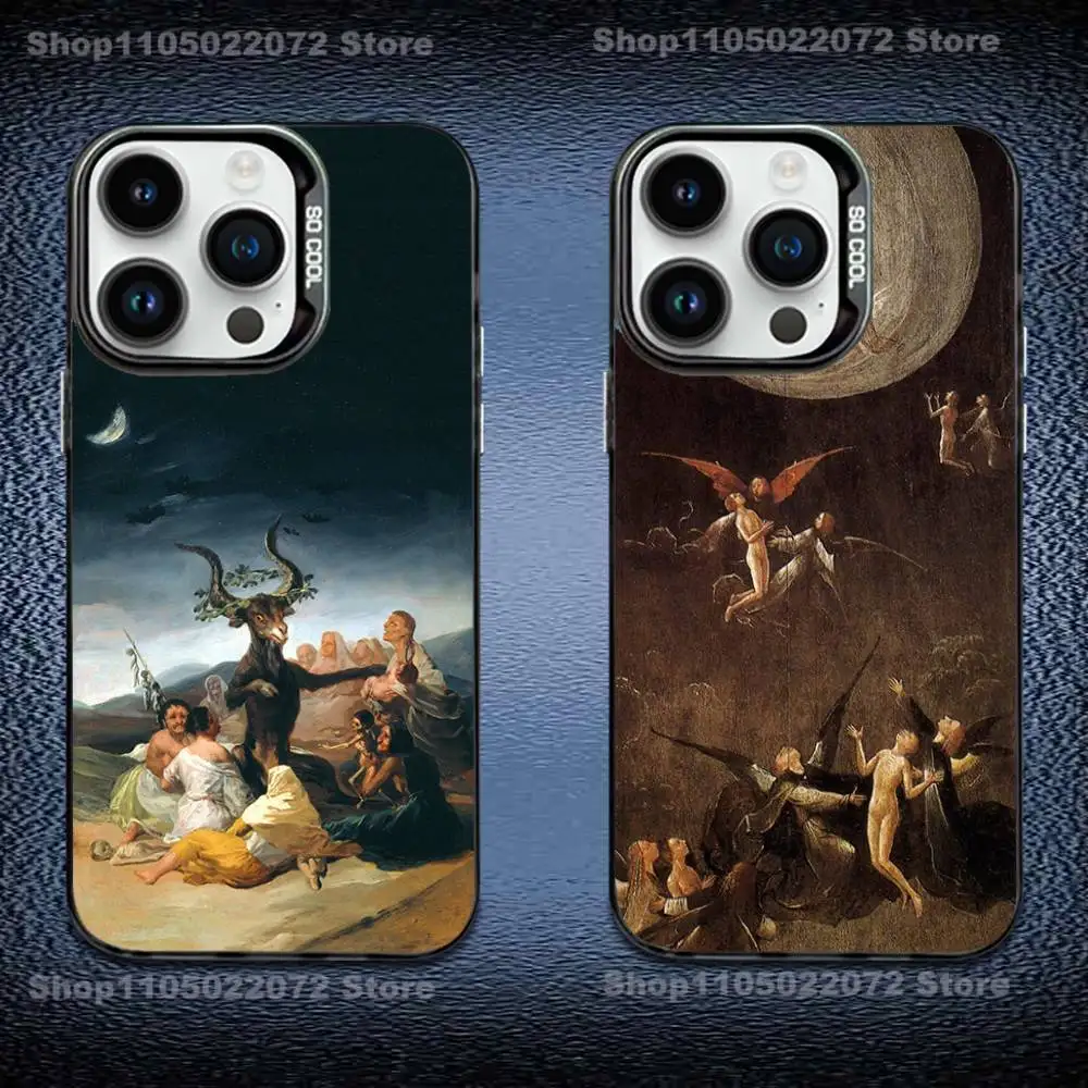 

Spain Francisco Goya Art Phone Case For iPhone 17,16,15,14,13,12,11,X,Mini,Pro,E,MAX Black Candy Matte Shockproof Cover