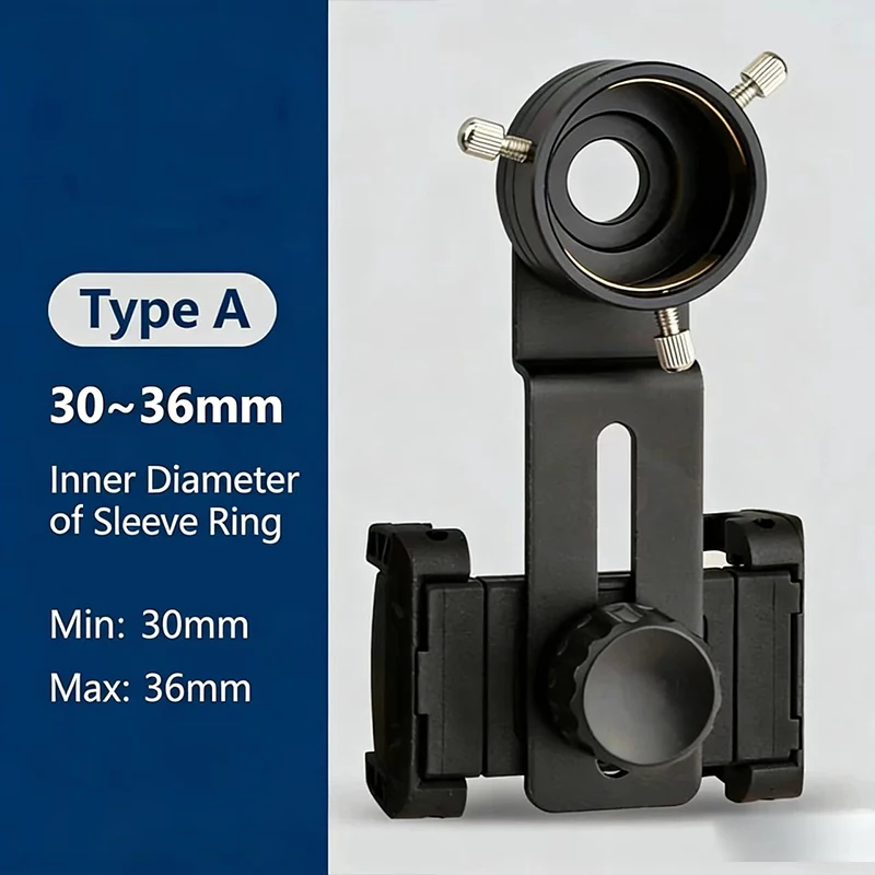 30-57mm Metal Universal Slit Lamp Mobile Phone Adapter Telescope Microscope Cellphone Adapter Holder Mount Taking Video Tools