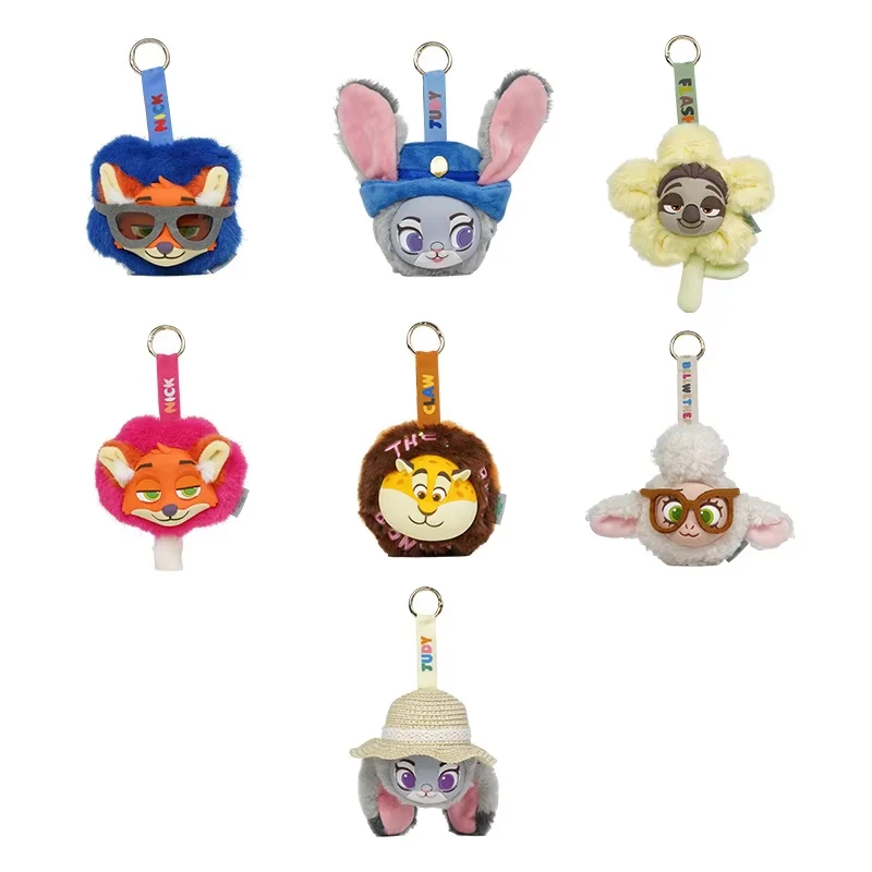 Zestaw Niespodzianek Crazy Zootopia Blind Box Judy Nick Pluszowa Lalka Zabawna Zawieszka Blind Box Modna Zabawka Niespodzianka Urocza Zawieszka do Plecaka Prezent