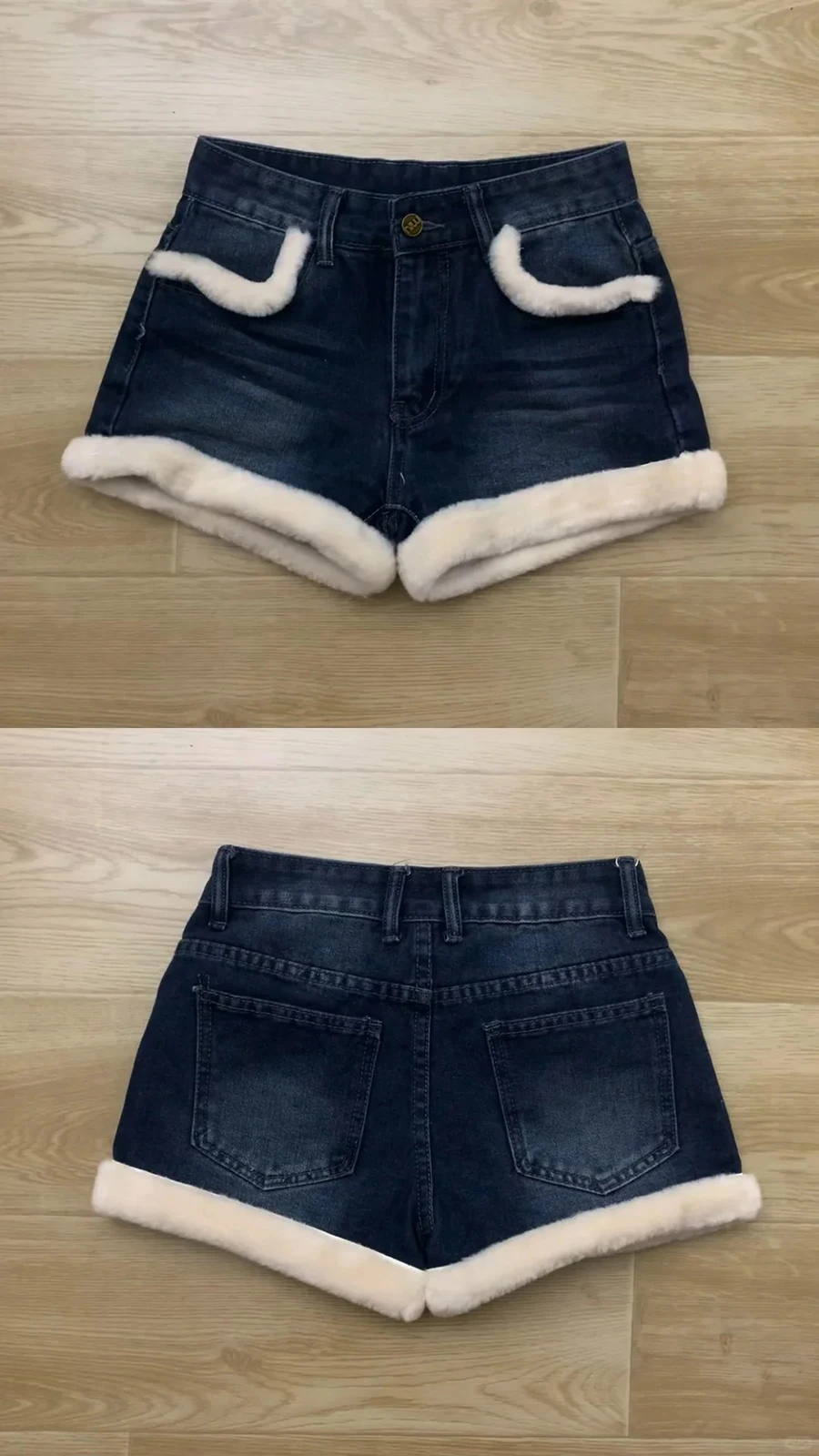 جينز RORIRI رقيق الربط الأمريكي Y2k شعر أبيض عتيق مقسم ​ ​ شورت عصري للفتيات الساخنة القديمة ملابس جينز عالية الخصر Gyaru