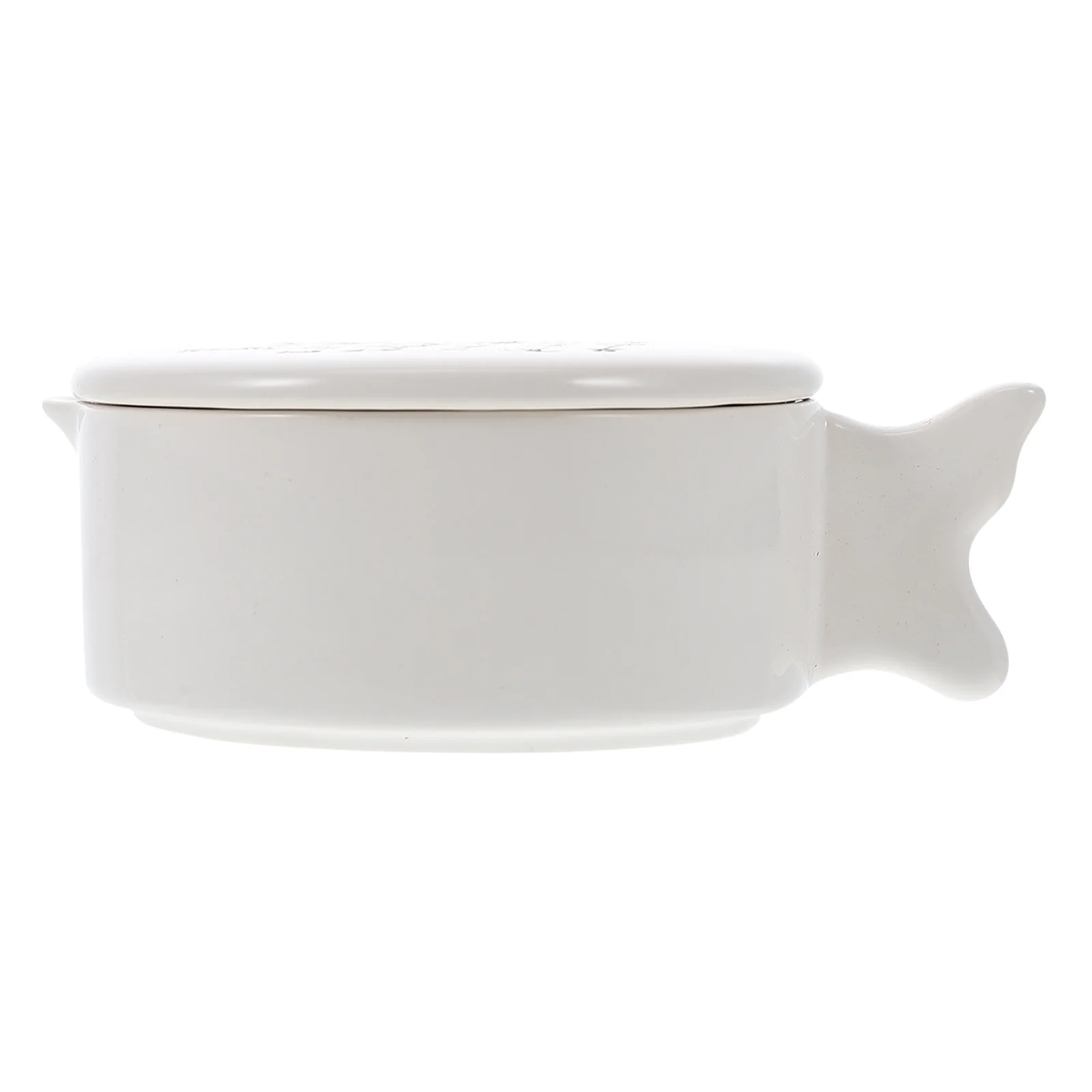 Ceramic Inkstone with Cover Traditional Calligraphy Practical Writing Painting Ink Plate Ink Stone with Cover