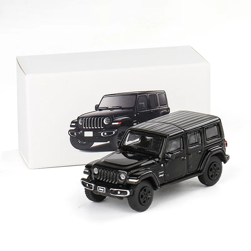 1:64 Wrangler Sahara 2019 SUV Alloy Car Diecasts & Toy Vehicles Car Model Miniature Scale Model Car For Children