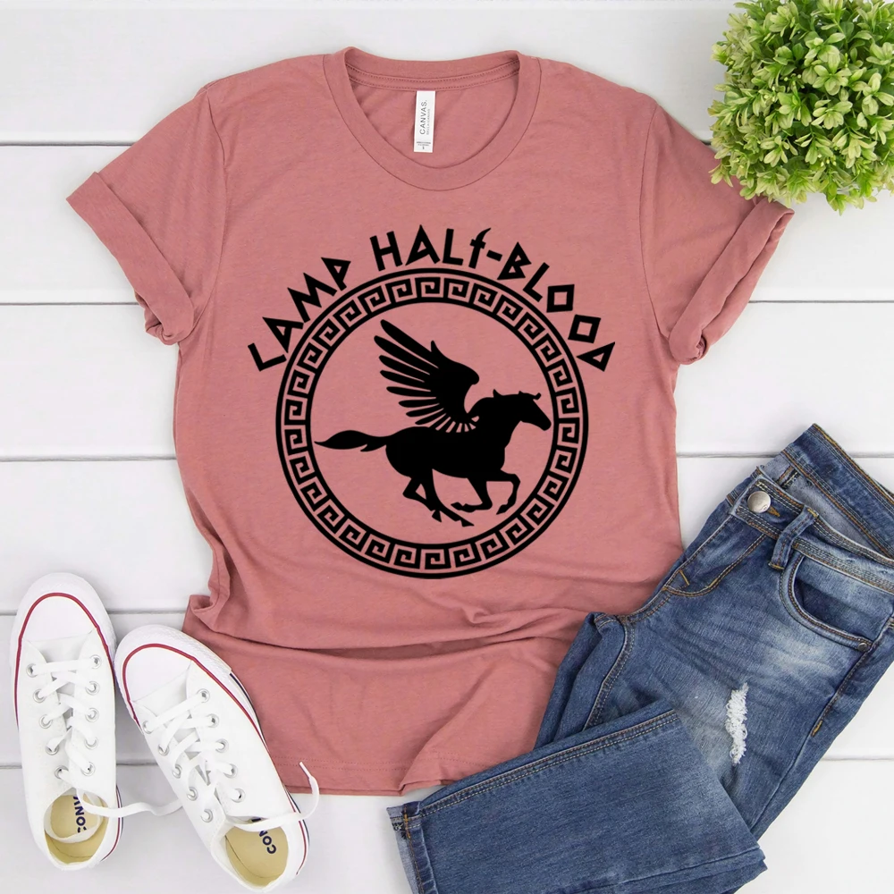 2026 Camp Half Blood T-Shirts Herbst-Trainingscamp-Spielshirt Halloween Magisches Geschenk Percy Jackson Merch Unisex Harajuku Tee Tops – Detail 11