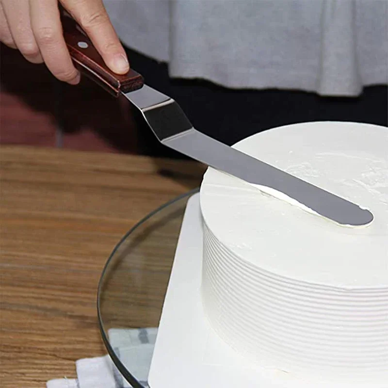 4/6/8/10 Inch Stainless Steel Cake Spatula Butter Cream Icing Frosting Knife Cream Spatula Kitchen Cake Decorating Tools