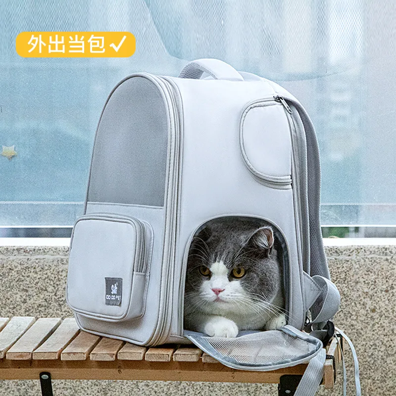 

Breathable Mesh Pet Carrier Bag for Summer for Cats and Small Dogs Portable Head-Out Cat Carrier Backpack Wholesale