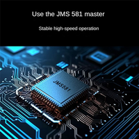 M.2 Nvme SATA SSD External Enclosure Type-C USB3.1 Gen2 10Gbps SSD Case Dual Protocol SSD Hard Disk Box Black For SSD 2230