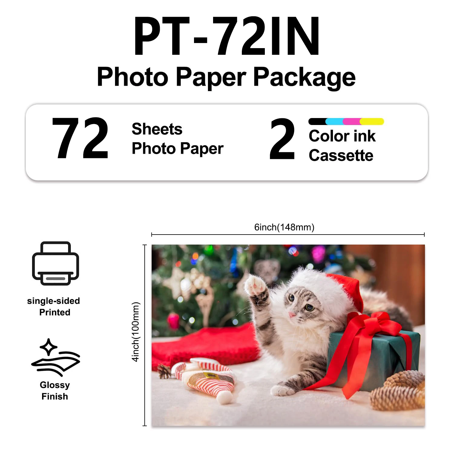 High Definition Photo Display Paper Single Print Water Resistant for Canon Selphy CP Ink Set Compatible Waterproof Printing