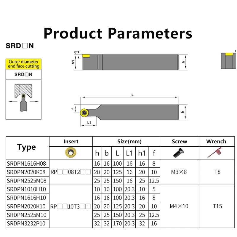 Externe Drehen Werkzeug SRDPN SRDPN1212 SRDPN1616 SRDPN2020 SRDPN2525 SRDPN3232 Cutter Bar CNC Drehmaschine Bar Drehen Halter