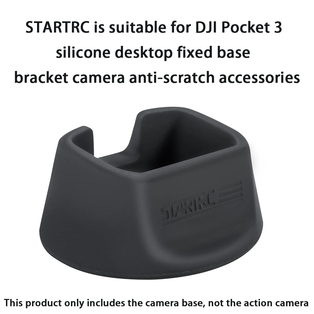STARTRC ist geeignet für DJI Pocket 3, Silikon-Desktop-Kamera mit fester Basis, kratzfestes Zubehör