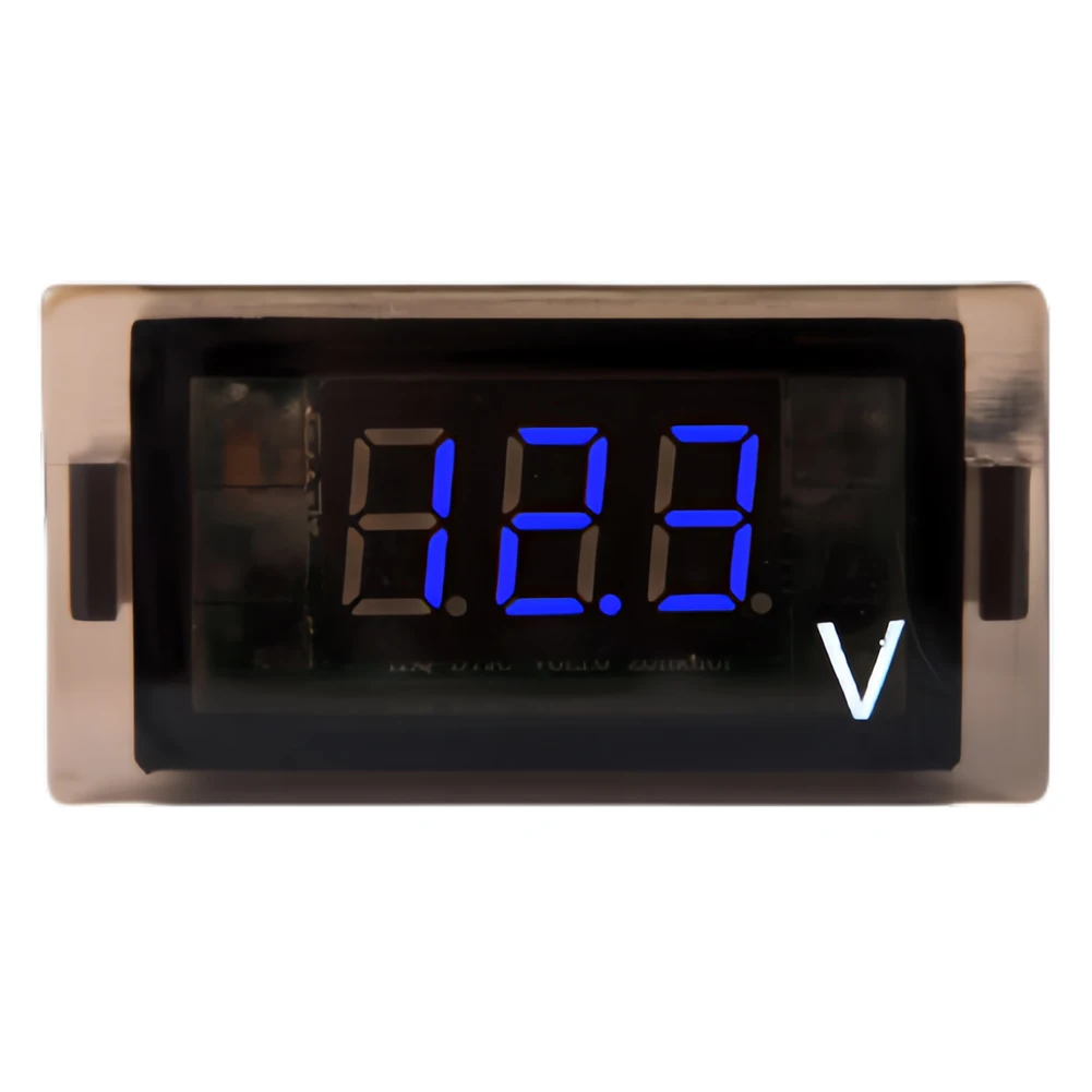 تيار مستمر 12-24 فولت فولت جهاز قياس الجهد الكهربائي الرقمي الصغير LED سيارة الفولتميتر مقاوم للماء الجهد متر فاحص الكاشف لسيارة دراجة نارية قارب RV