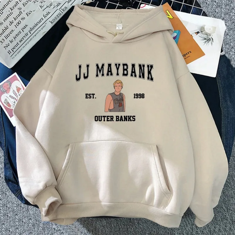 Retro JJ Maybank Hoodie New Fashion Women Harajuku Aesthetic Graphic Hoodies Unisex Autumn Winter Vintage Pullovers Sweatshirts