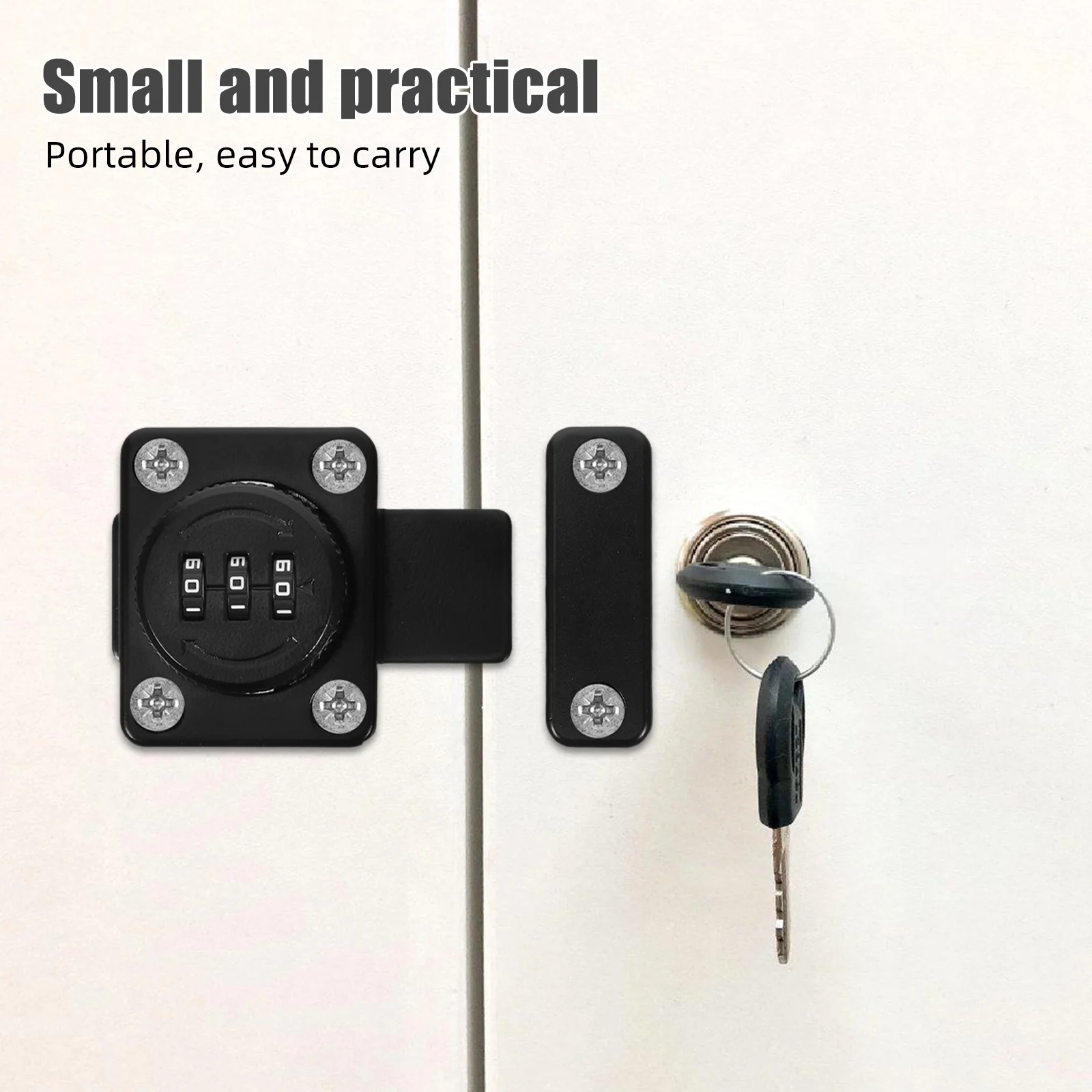 

Drawer Password Lock Zinc Alloy Combination Cabinet Latch For Security Slide Door Baby Safety Locks Anti-Theft Storage Units