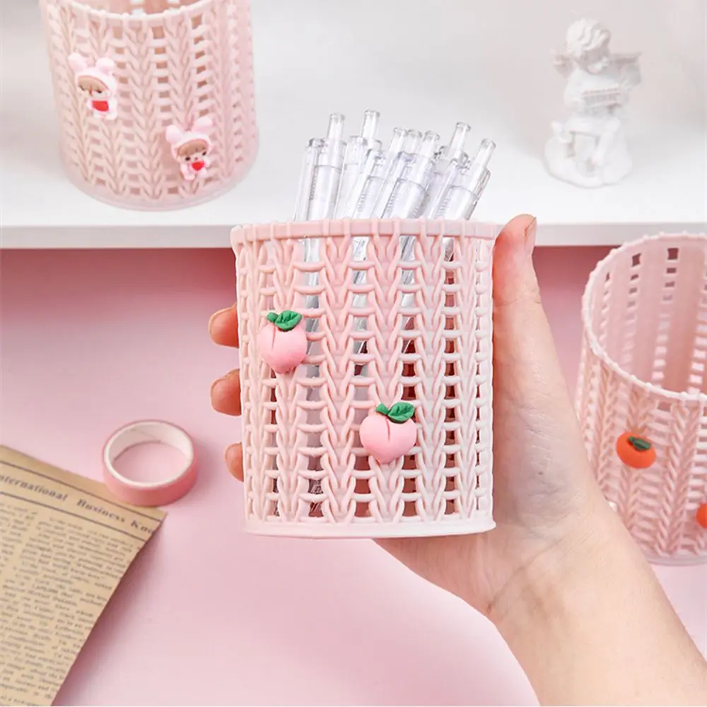 New Student Stationery Imitation Vine Storage Tool Pen Holder Makeup Brush Storage Desktop Organize