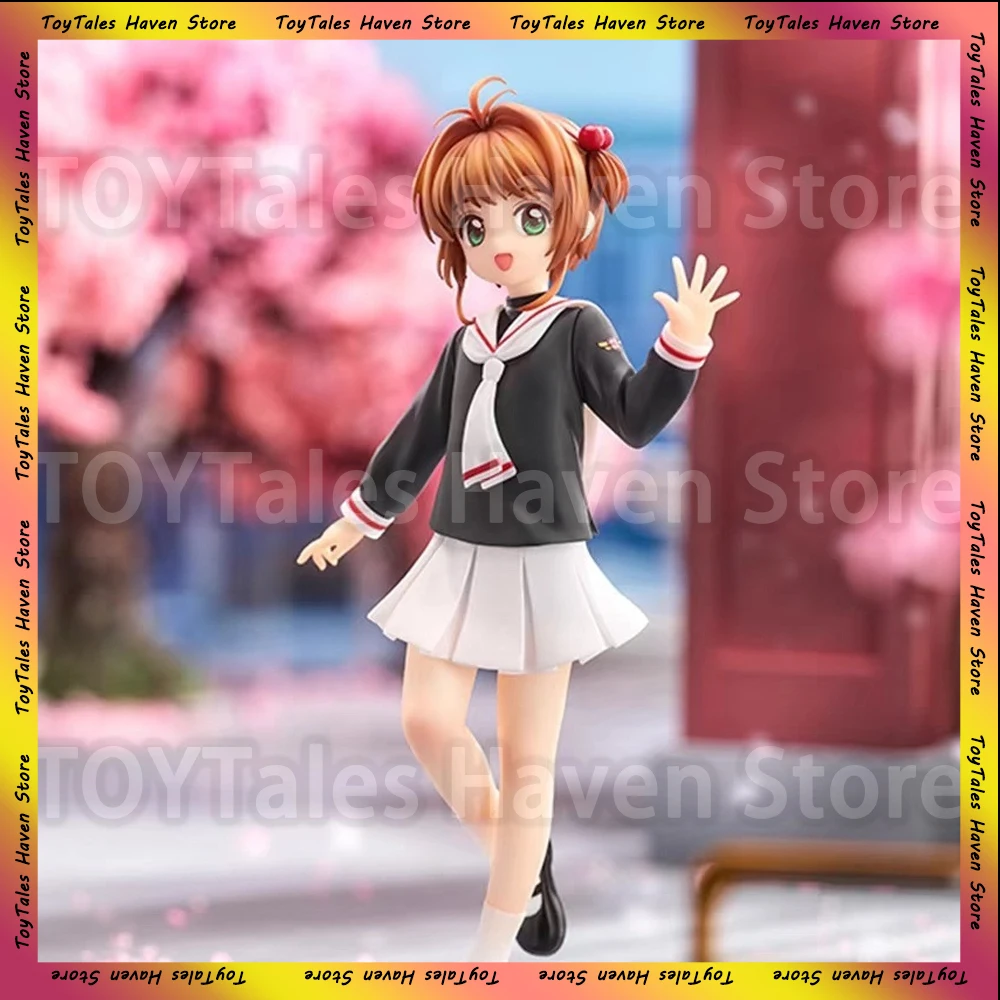 Anime Figure Card Captor KINOMOTO SAKURA POP UP PARADE Daidouji Tomoyo Action Figurine PVC Model Toys Doll 16cm Gift Toys