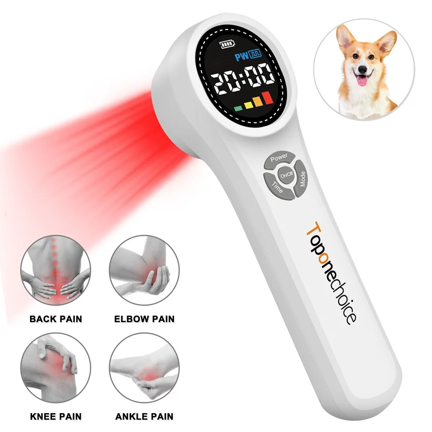 

660nm+810nm+980nm Red Light & NIR Light Physiotherapy Cold Laser Therapy Device for Pain Relief Anti-inflammation Tissue Repair