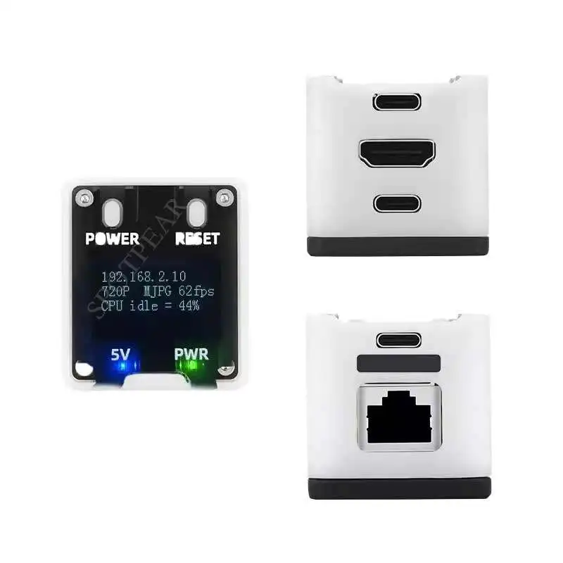 Serveur NanoKVM pour la maintenance et l'exploitation à distance, avec accès HDMI, UART et port de bureau/installation à distance