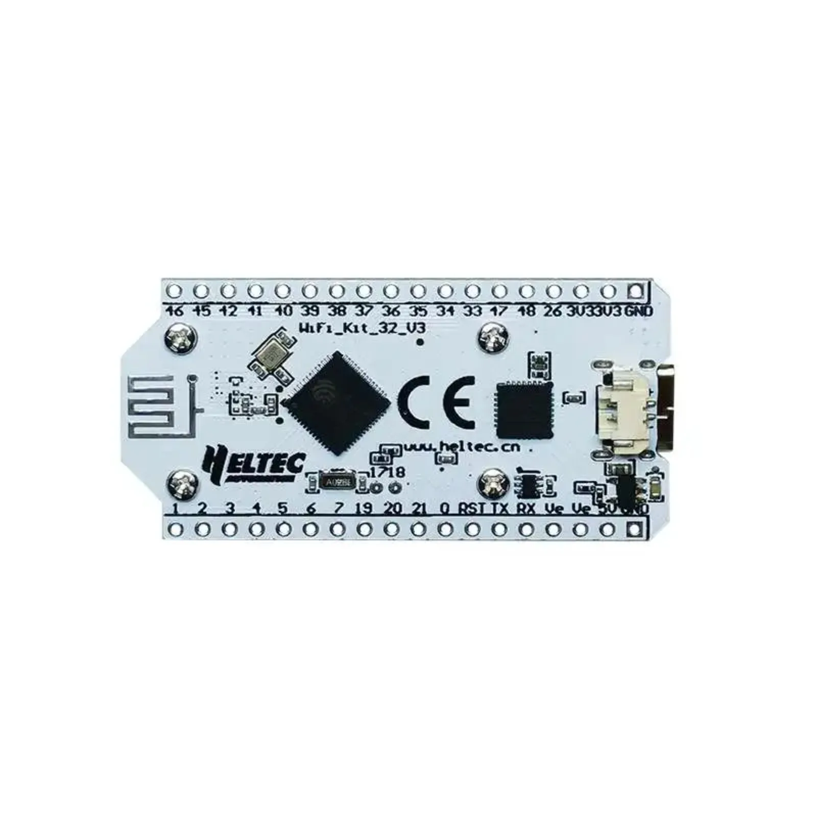 2Sets ESP32 WiFi Kit 32 V3 Version Development Board 0.96 Inch Blue OLED Display BLE IoT Dev-board Full Frequency
