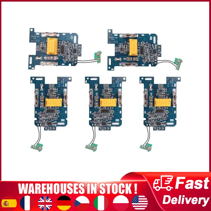 Li-ion Bms Pcb Carregamento Proteção Board Ferramenta Elétrica para Makita Bl1830 18v Bl1815 Bl1860 Lxt400 Bl1850 Pcs