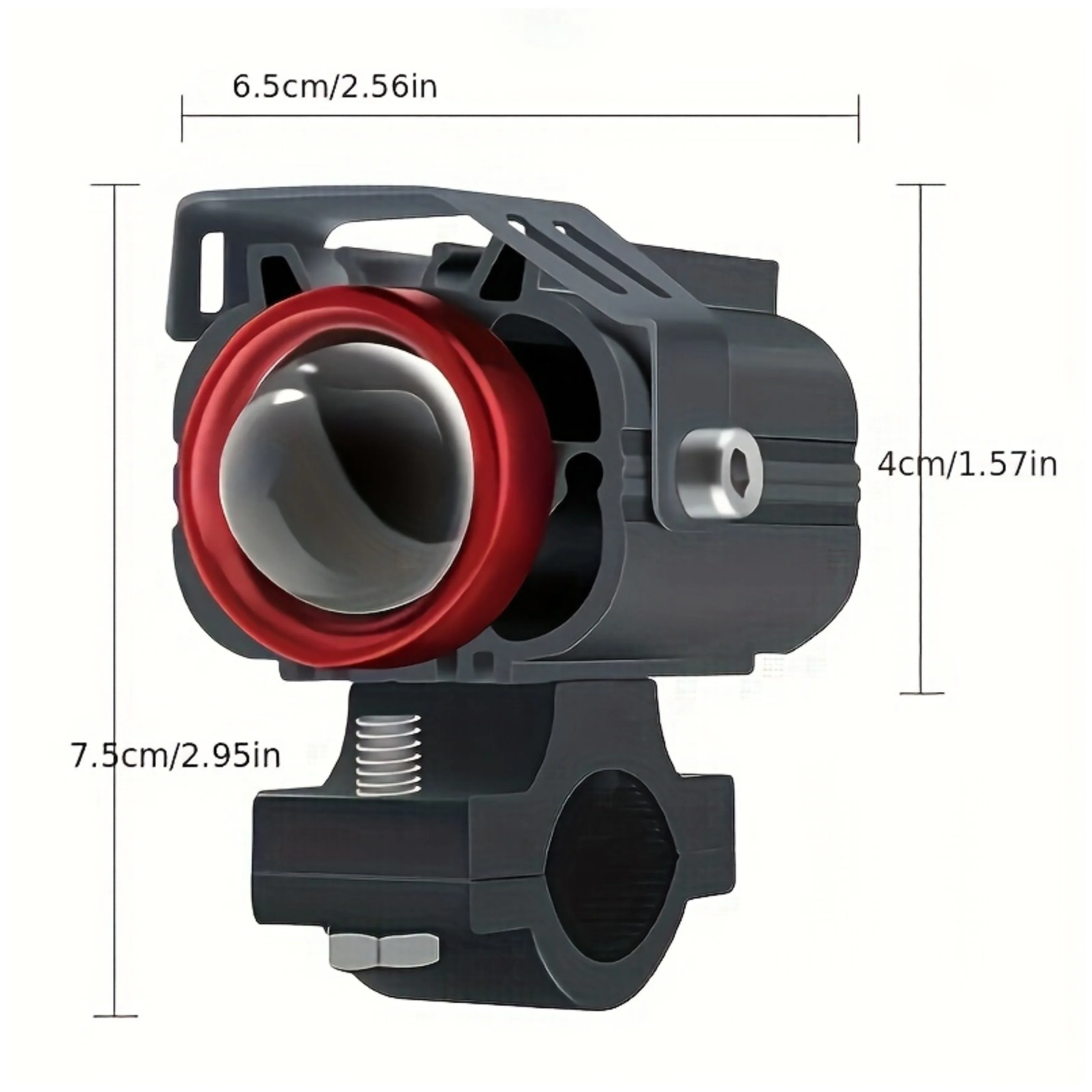 Heyword Motorcycle LED Auxiliary Spotlight Two Tone Motorcycle LED Exterior Motorcycle Light ATV Scooter Driving Light
